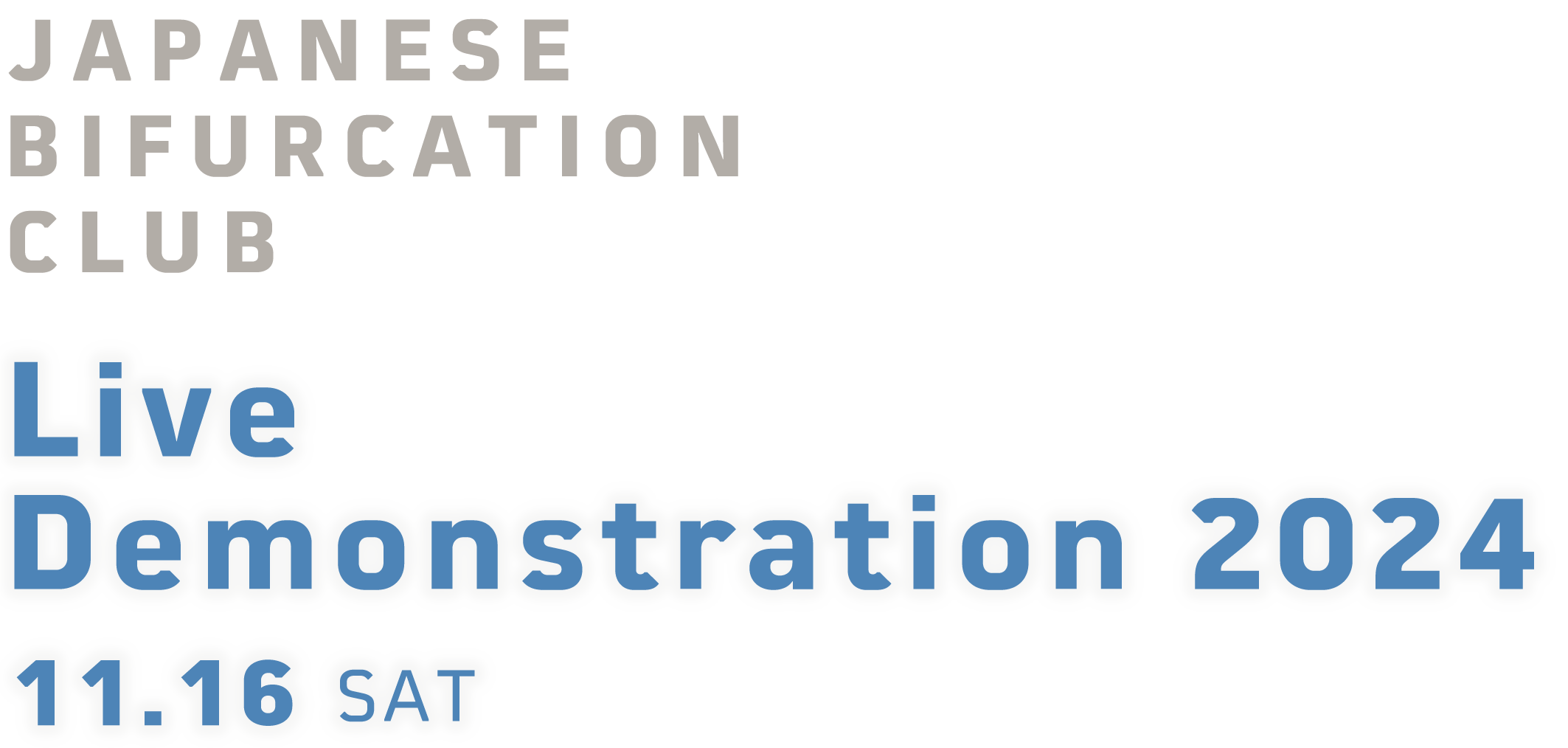 Japanese Bifurcation Club 2024 Live Demonstration